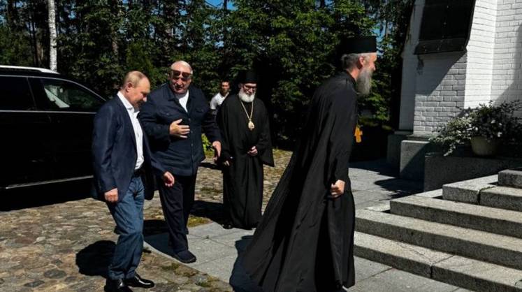 Путин и Лукашенко встретились на Валааме Путин и Лукашенко встретились на Валааме