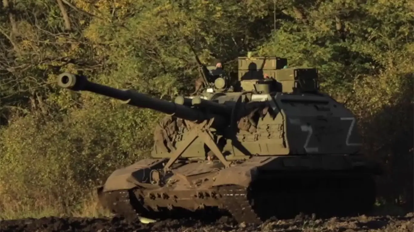 Военные усилили защиту артиллерийской установки «Мста»