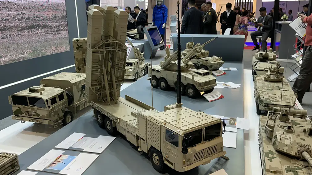 Китайская система ПВО Sky Dragon представлена на ADEX 2024