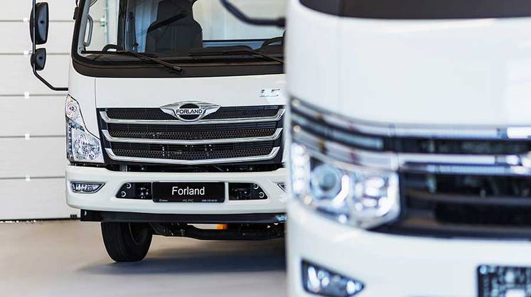 Грузовые автомобили Forland в новом дилерском центре Подмосковья Грузовые автомобили Forland в новом дилерском центре Подмосковья
