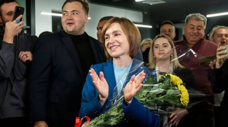 Санду лидирует на выборах президента Молдавии Санду лидирует на выборах президента Молдавии