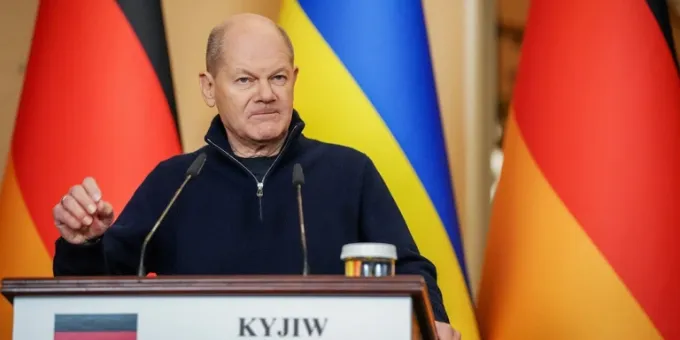 Шольц опубликовал «послание из Киева Путину» об Украине