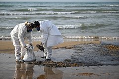 Мазутное пятно обнаружили у берегов Севастополя Мазутное пятно обнаружили у берегов Севастополя