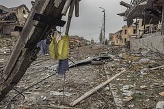 Российские военные нашли в Курахово заполненный телами украинских солдат подвал Российские военные нашли в Курахово заполненный телами украинских солдат подвал