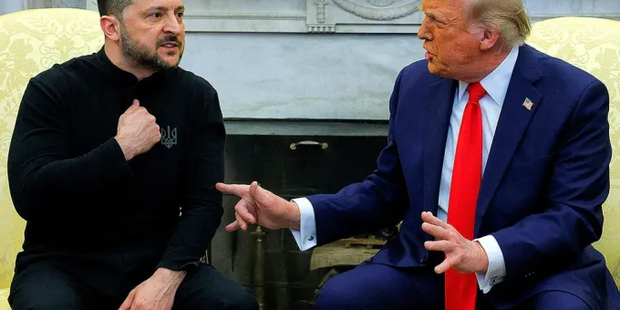 Трамп орал на Зеленского в прямом эфире: встреча в США закончилась скандалом